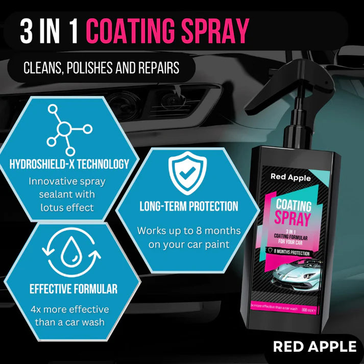 Natroq Car Care Duo – Foam Cleaner + Ceramic Coating Spray (200ml Combo)