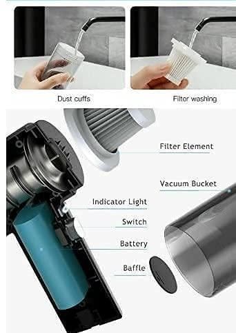 Natroq 2-in-1 Air Duster & Wireless Vacuum Cleaner