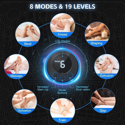 Foldable EMS Foot Massager with Acupoints Stimulator