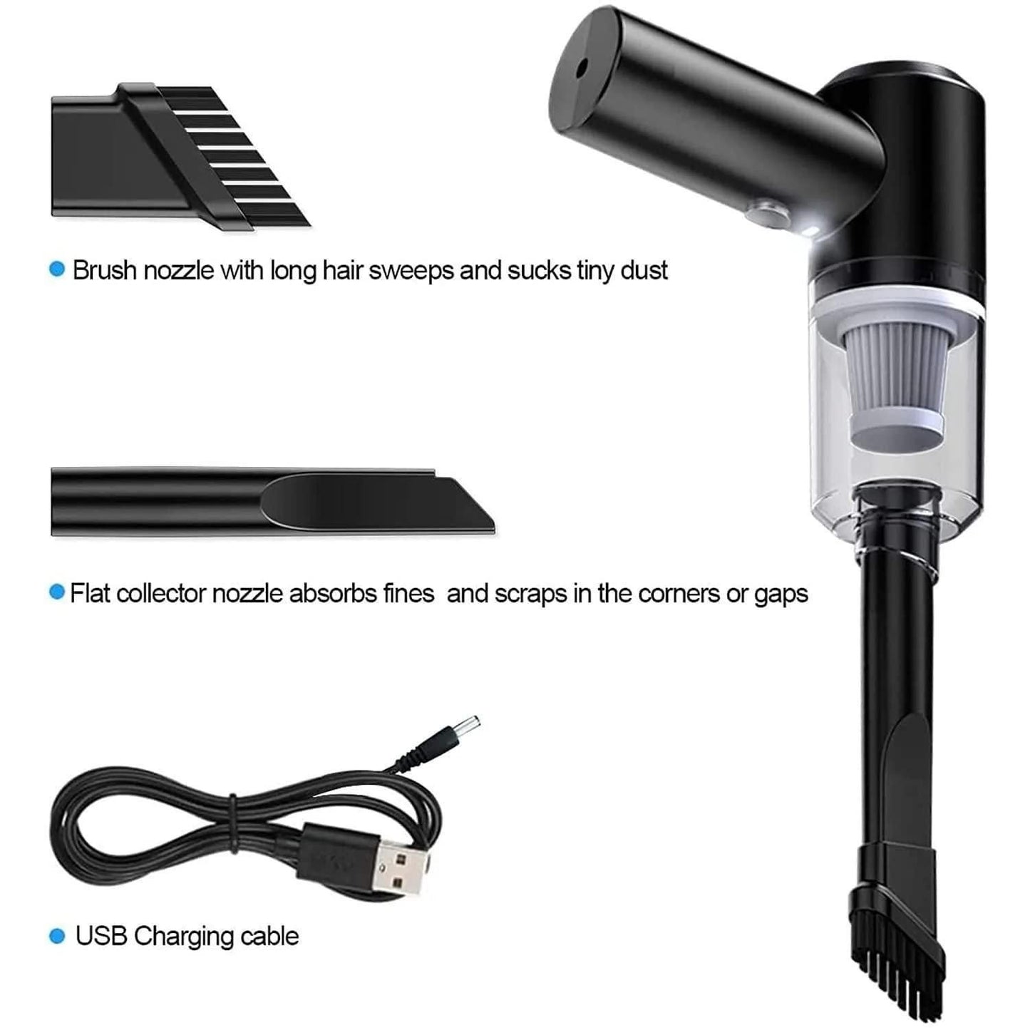 Natroq 2-in-1 Air Duster & Wireless Vacuum Cleaner
