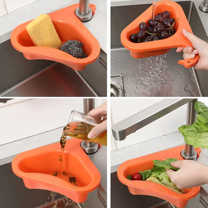 Natroq Multipurpose Sink Strainer and Organizer – Pack of 2