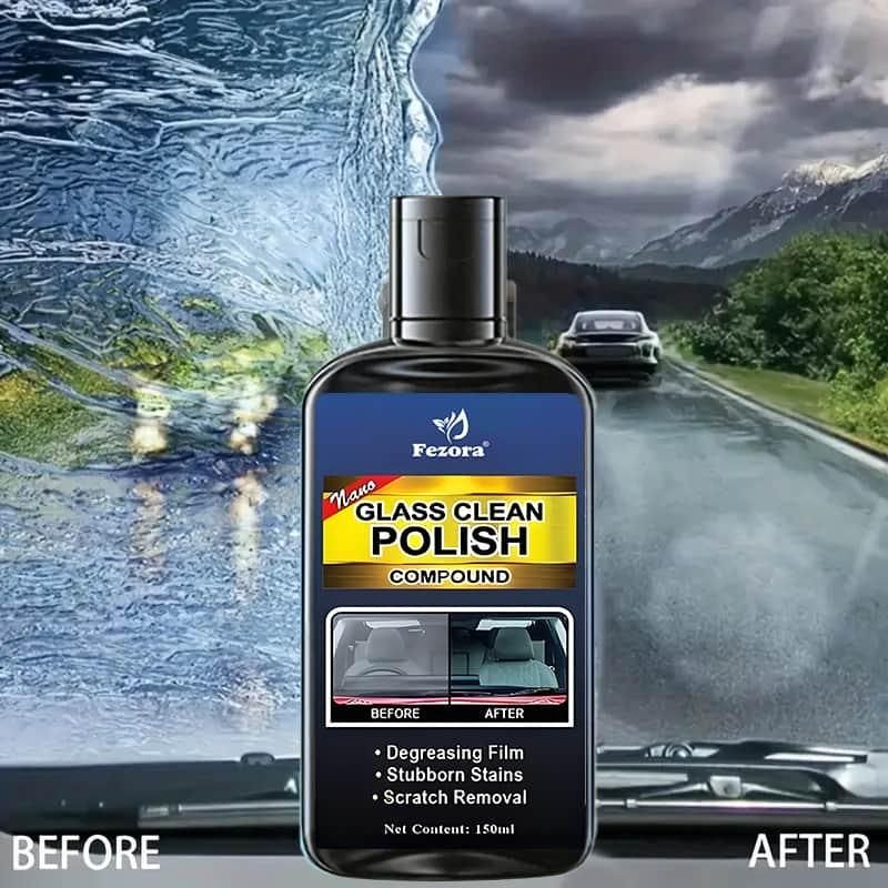 Natroq Glass Clean & Polish Compound – 150ml