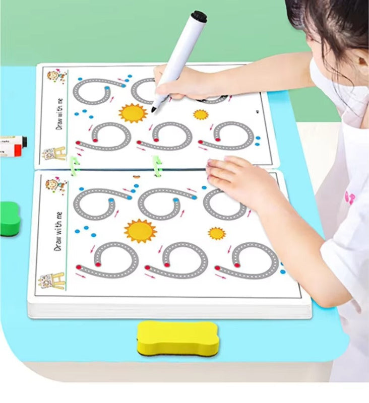 Early Learning Write & Wipe Activity Set – Perfect for Preschool & Kindergarten