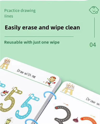 Early Learning Write & Wipe Activity Set – Perfect for Preschool & Kindergarten
